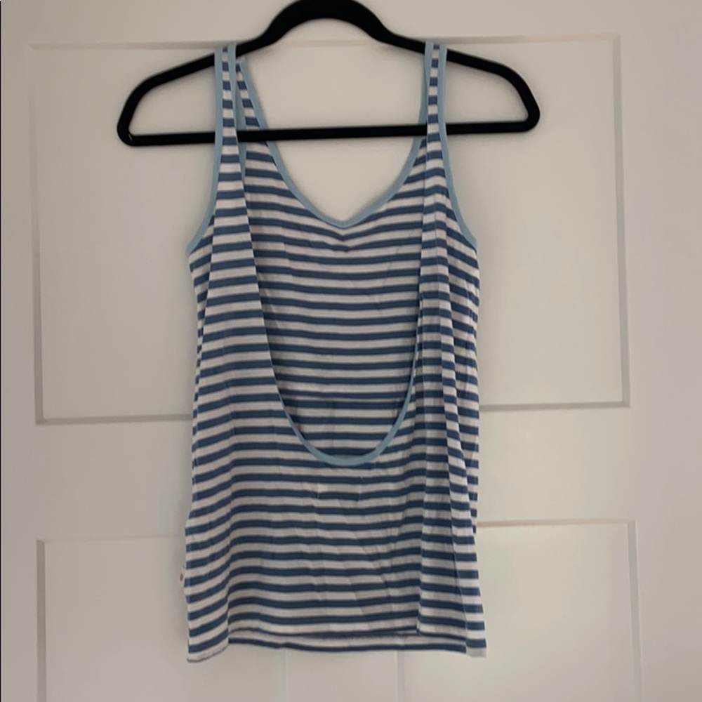 Backless Lulu’s Striped Tank - Picture 4 of 7